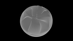 Mitochondria - Cellular Powerhouse 3D Model Wireframe 26394 Polygons - Scientific Accuracy