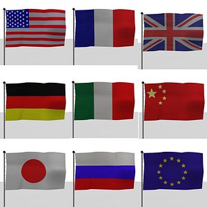flags dxf+lwo+3ds+obj+textures