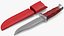 Coltello da caccia con fodero in pelle 3