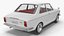 Toyota Corolla E10 der 1. Generation, Baujahr 1966, weiß manipuliert