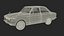 Toyota Corolla E10 der 1. Generation, Baujahr 1966, weiß manipuliert