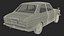 Toyota Corolla E10 der 1. Generation, Baujahr 1966, weiß manipuliert