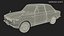 Toyota Corolla E10 der 1. Generation, Baujahr 1966, weiß manipuliert