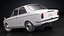 Toyota Corolla E10 der 1. Generation, Baujahr 1966, weiß manipuliert