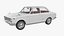 Toyota Corolla E10 der 1. Generation, Baujahr 1966, weiß manipuliert