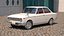Toyota Corolla E10 der 1. Generation, Baujahr 1966, weiß manipuliert