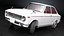 Toyota Corolla E10 der 1. Generation, Baujahr 1966, weiß manipuliert