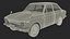 Toyota Corolla E10 der 1. Generation, Baujahr 1966, weiß manipuliert