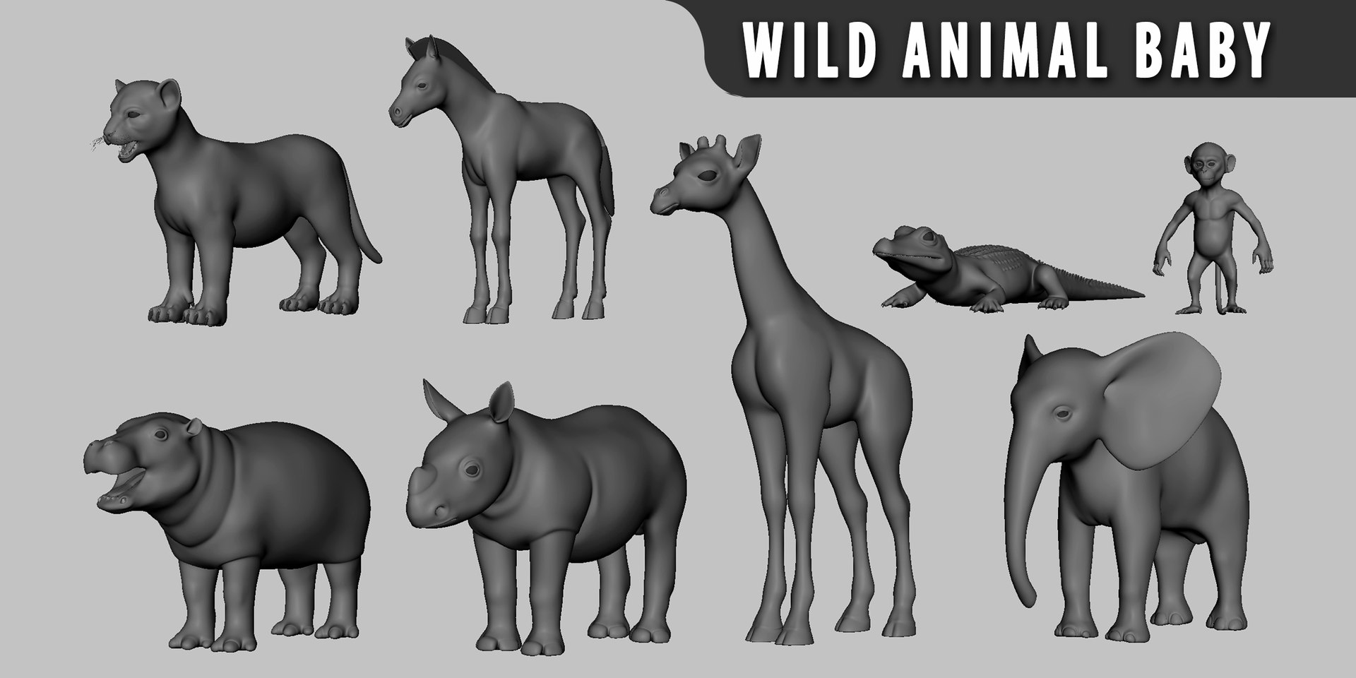 3D Ultimate Basemesh Collection  82 Models https://p.turbosquid.com/ts-thumb/jH/GMblKW/A9/wildbaby/jpg/1754026445/1920x1080/fit_q87/7e5f4c56226ebb19ed7454fdf5a67f0b69e51e95/wildbaby.jpg