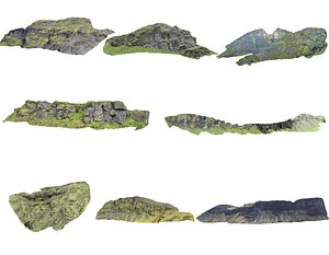 mountains iceland pack 3D