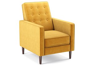 3D Mervynn Mid-century Modern Recliner model