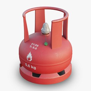5kg Domestic LPG Cylinder - Red - PBR - 2K 4K