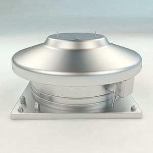 roof ventilation architecture 3D model