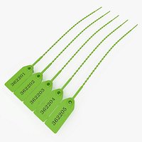 Plastic Numbered Pull Tie Security Tags
