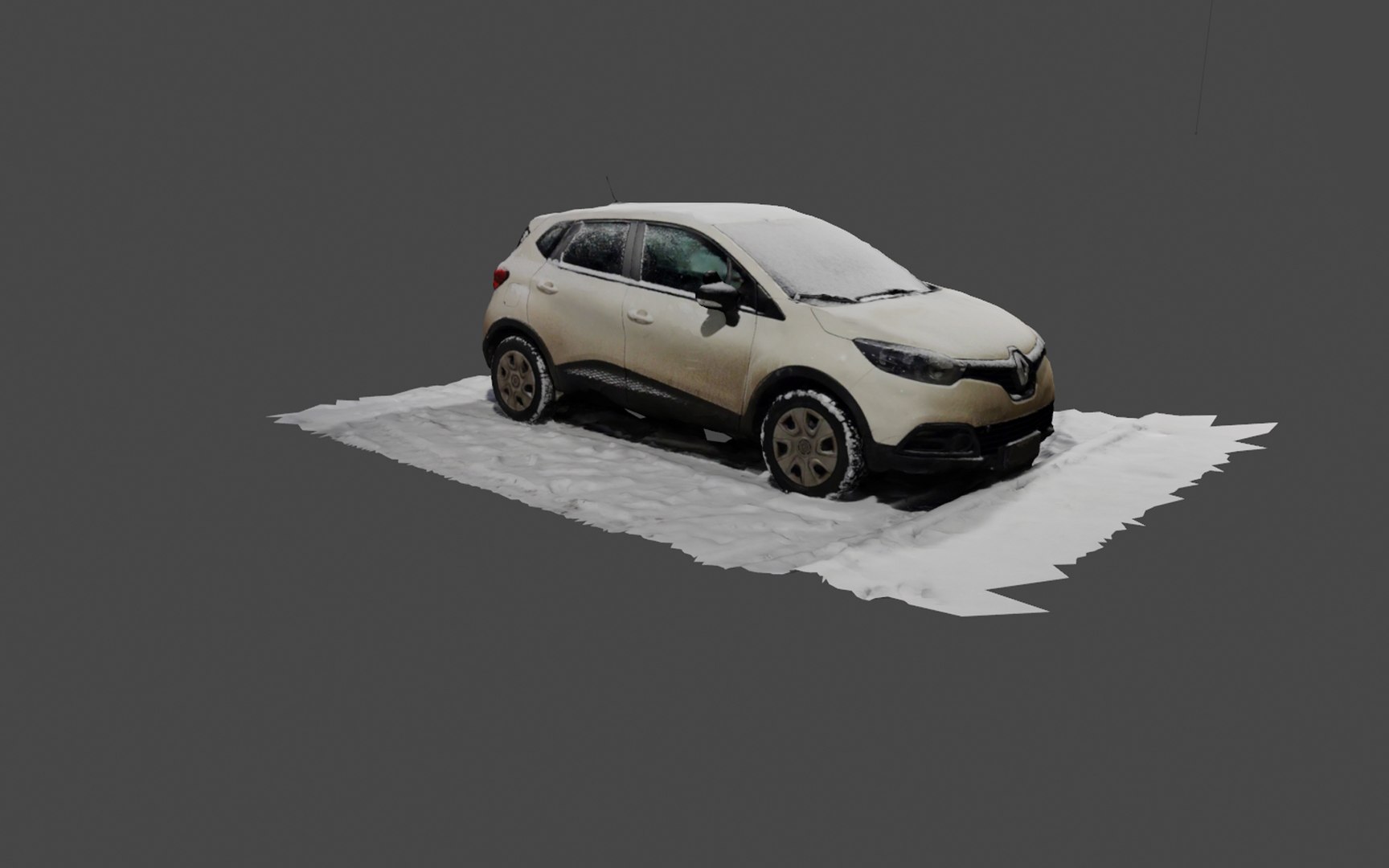 Renault Snow Winter Icy 3D Model - TurboSquid 1993434