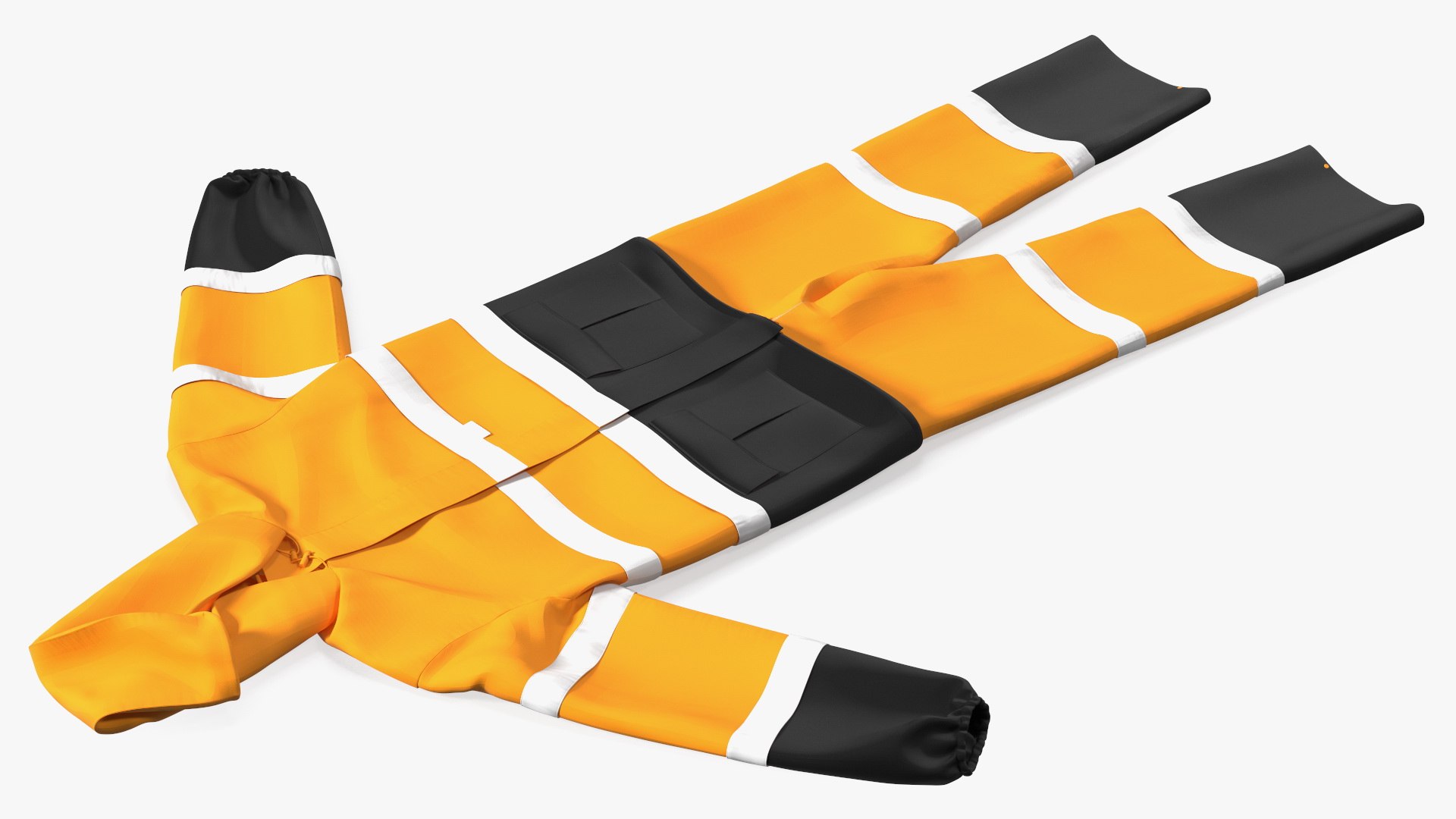 3D Safety Rain Suit High Visibility model TurboSquid 2128299