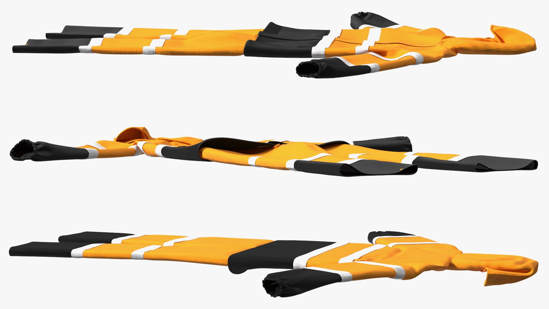 3D Safety Rain Suit High Visibility model TurboSquid 2128299