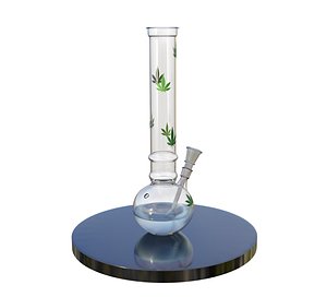 3D Glass BONG