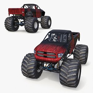 Monster Truck Rigged for Cinema 4D
