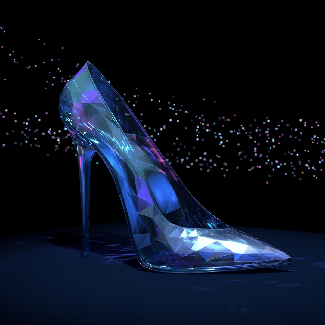 3d Crystal Shoes