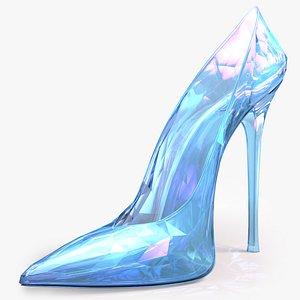 3d crystal shoes