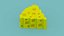 Morceau de Fromage Voxel