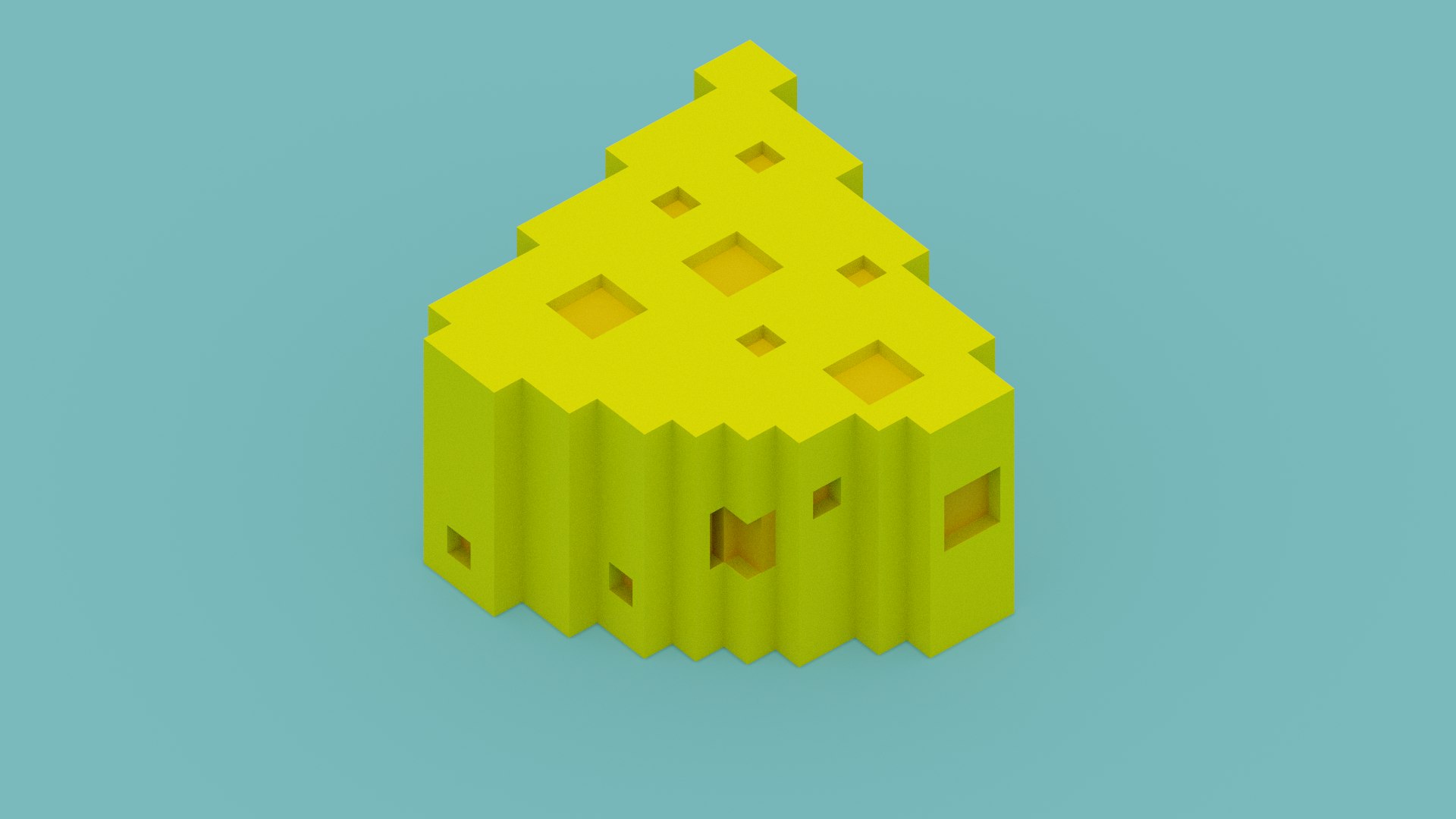 Voxel Cheese Piece 3D model https://p.turbosquid.com/ts-thumb/jH/p15m4e/iK/spin202210211958100008/png/1666372746/1920x1080/fit_q87/65d78d11496c506cd00a77e59bb537a838115c1c/spin202210211958100008.jpg
