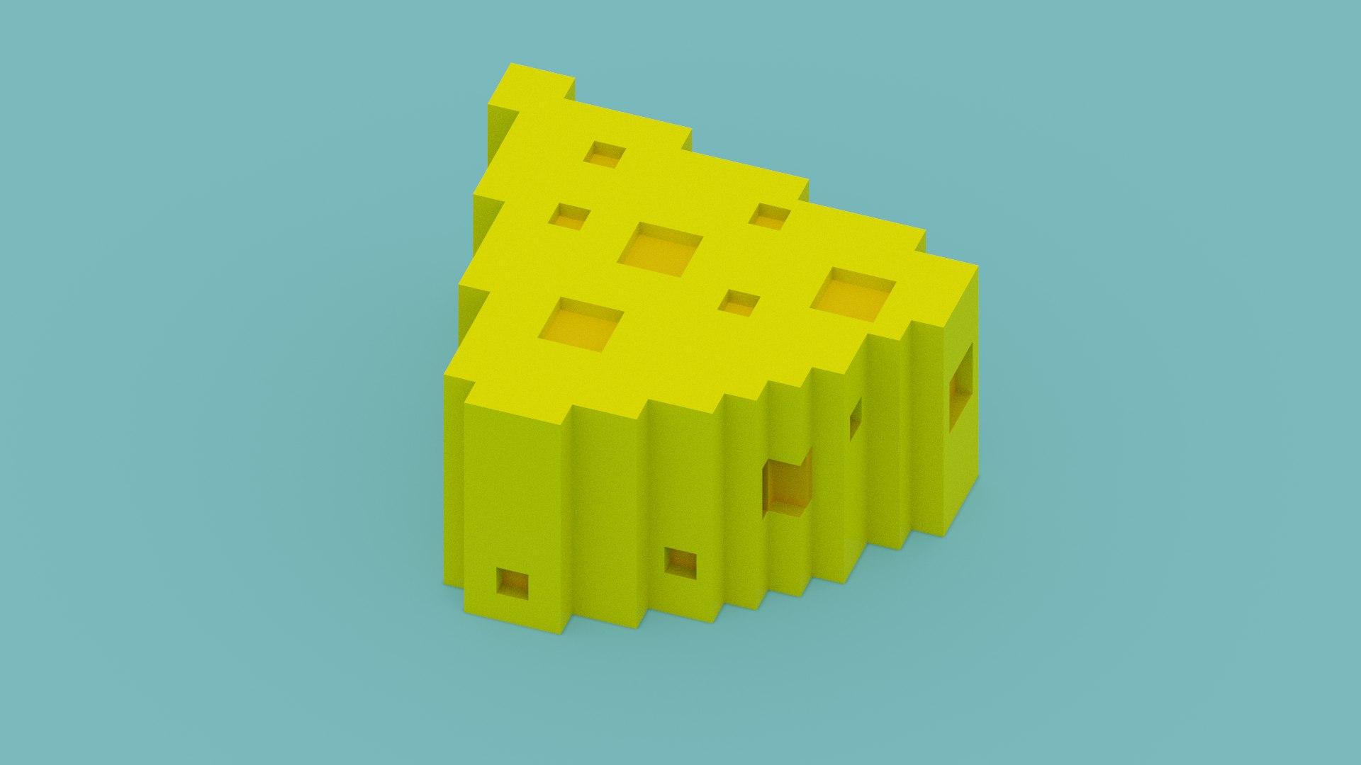 Voxel Cheese Piece 3D model https://p.turbosquid.com/ts-thumb/jH/p15m4e/nr/spin202210211958100007/png/1666372730/1920x1080/fit_q87/aeab8a9ea08c9b7c013ee5681b8bc124f40630ba/spin202210211958100007.jpg
