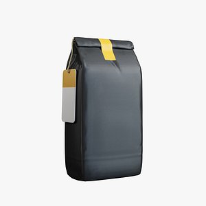 coffee bag v2 3D model