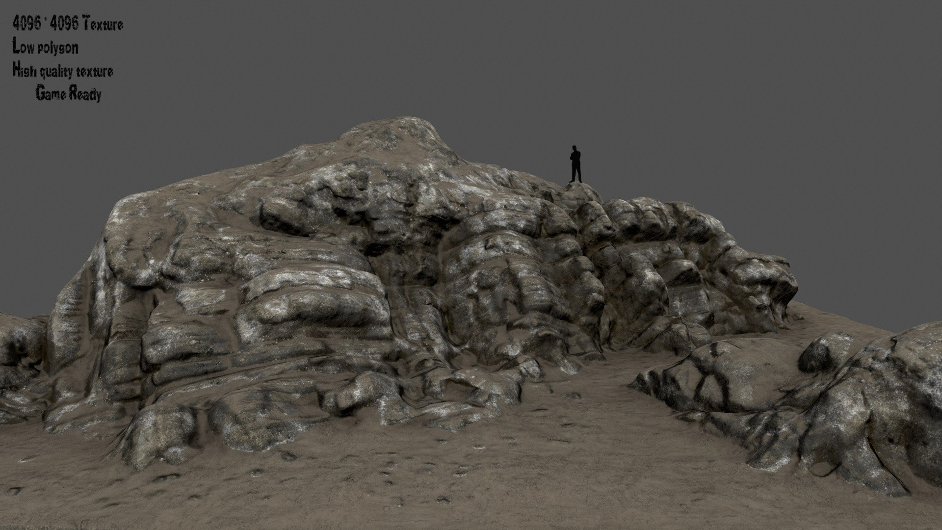 3D Rock Cliff Model - TurboSquid 1268744