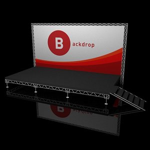 3D exhibition stage