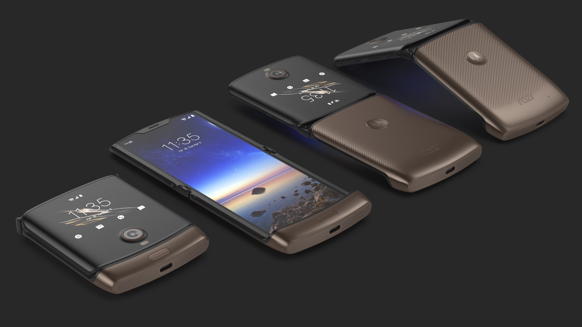 3D Bronze Razr Flip Phone Model - TurboSquid 1546053