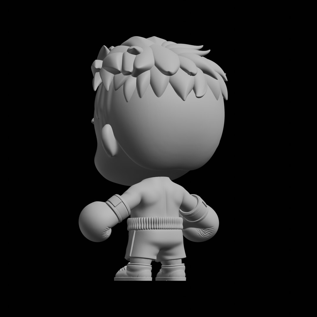 3D Chibi Boxer Figure 3D Print Model - TurboSquid 2523729