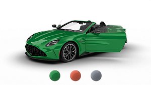 Aston Martin Vantage Roadster 2026 HQ 3d model 3D model