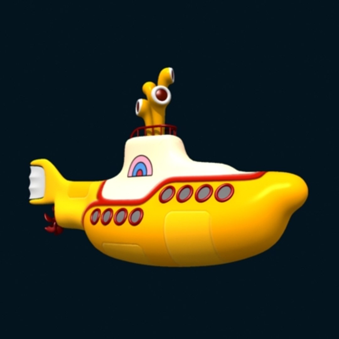 yellow submarine 3d model https://p.turbosquid.com/ts-thumb/jI/8tNl4u/h8iEpwH8/yellowsubmarine_01/jpg/1300391225/1920x1080/fit_q87/cbd6ab0e1096acadc575ab80ad8c039ae7aadbd3/yellowsubmarine_01.jpg
