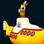 yellow submarine 3d model