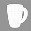 Cup with Hand Drawn Pattern