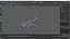 3D Embraer Millennium C 390 Military Aircraft Gray Simplified