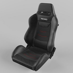 RECARO Speed V Red Seat 3D