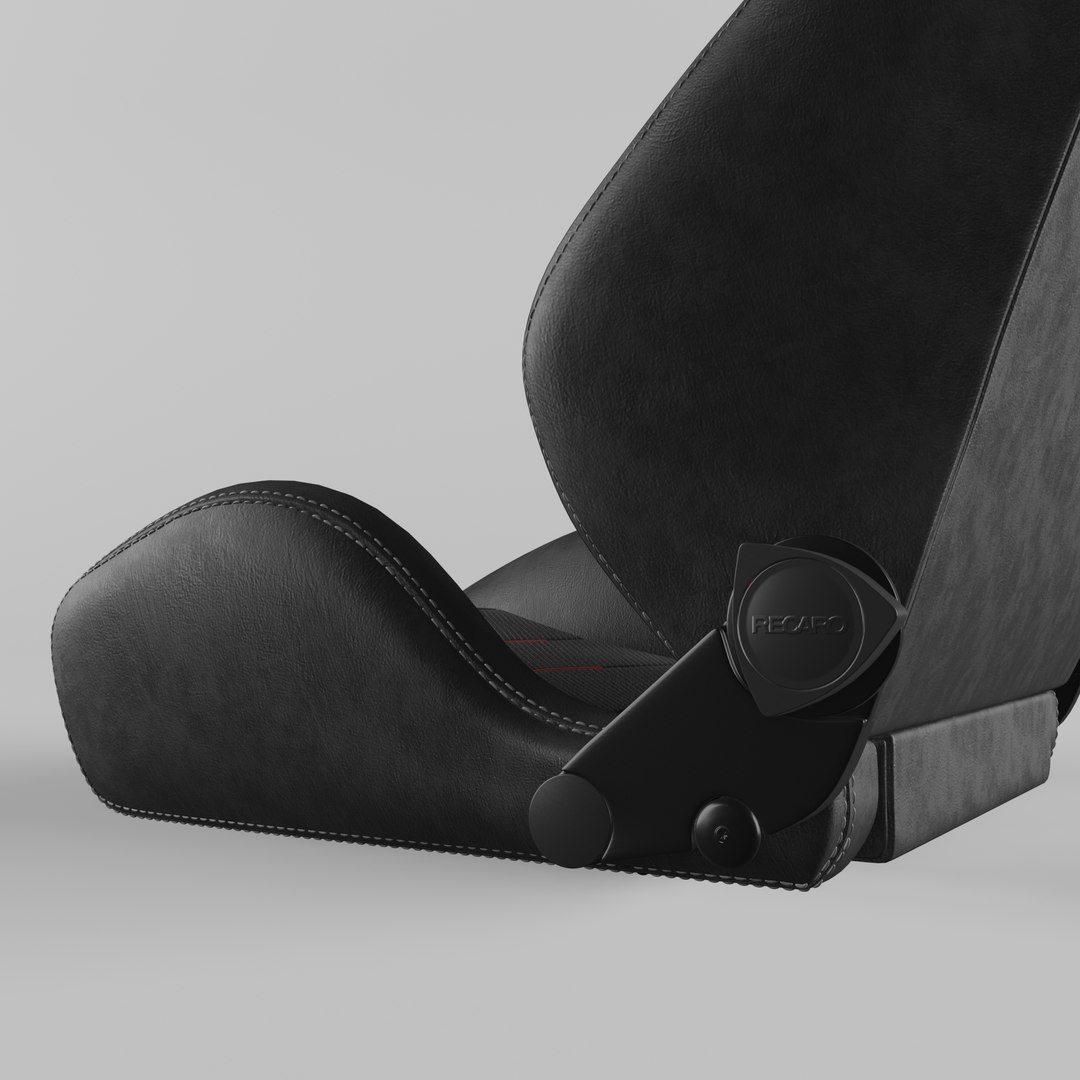 RECARO Speed V Red Seat 3D - TurboSquid 1772805