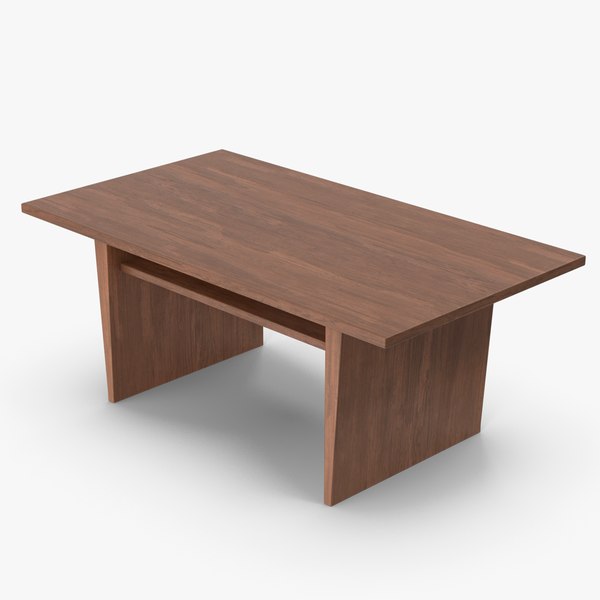 3D model Table Dark Wood