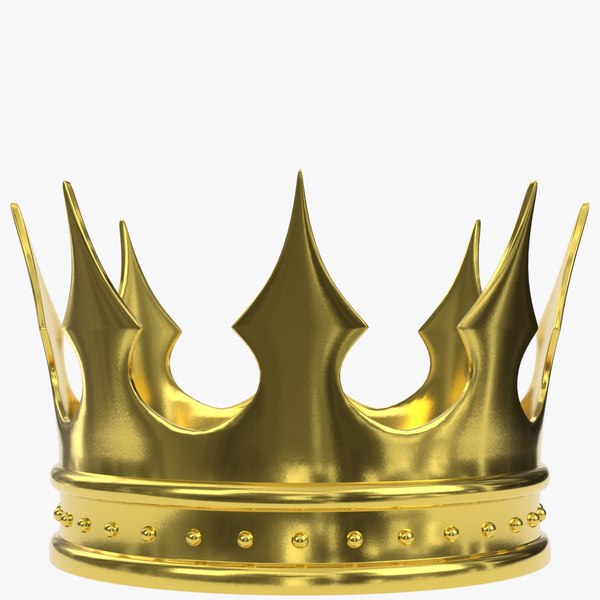 Gold crown 12 3D model