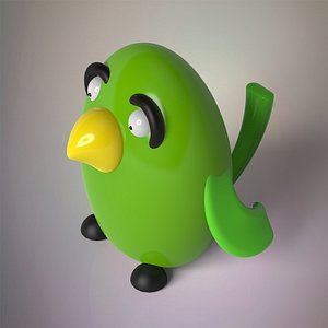Cartoon bird