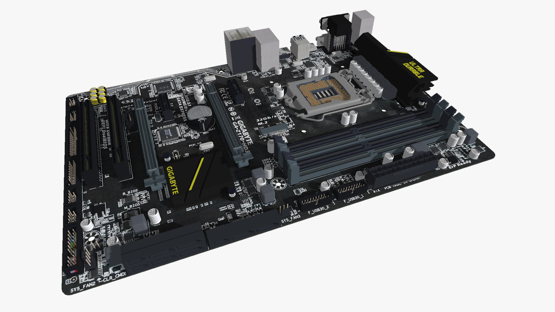 3D Computer Motherboard ATX Mk1 - TurboSquid 1943821
