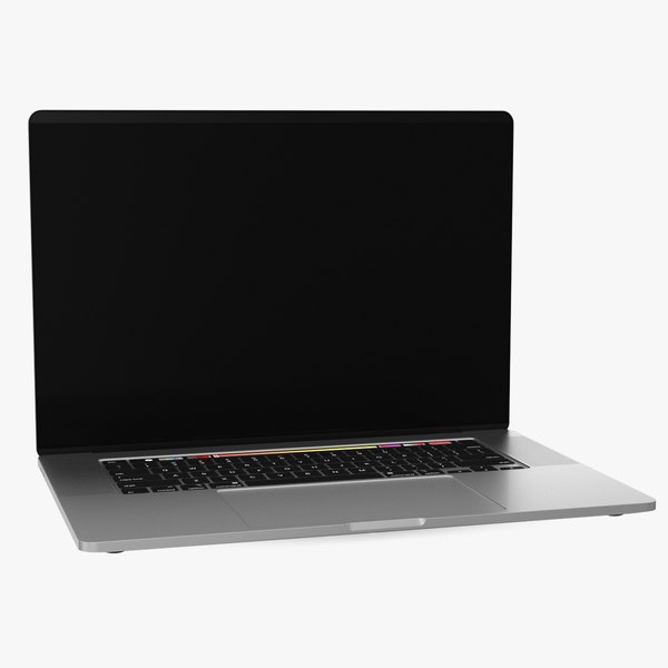 modern laptop generic 3D