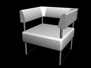 3d armchair