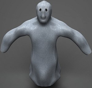 SCP-096 shy guy 3D model 3D printable