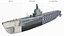 USS Gato SS-212 Submarine Displayed Rigged