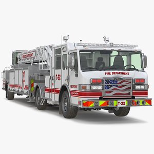 White Velocity Ascendant Fire Truck