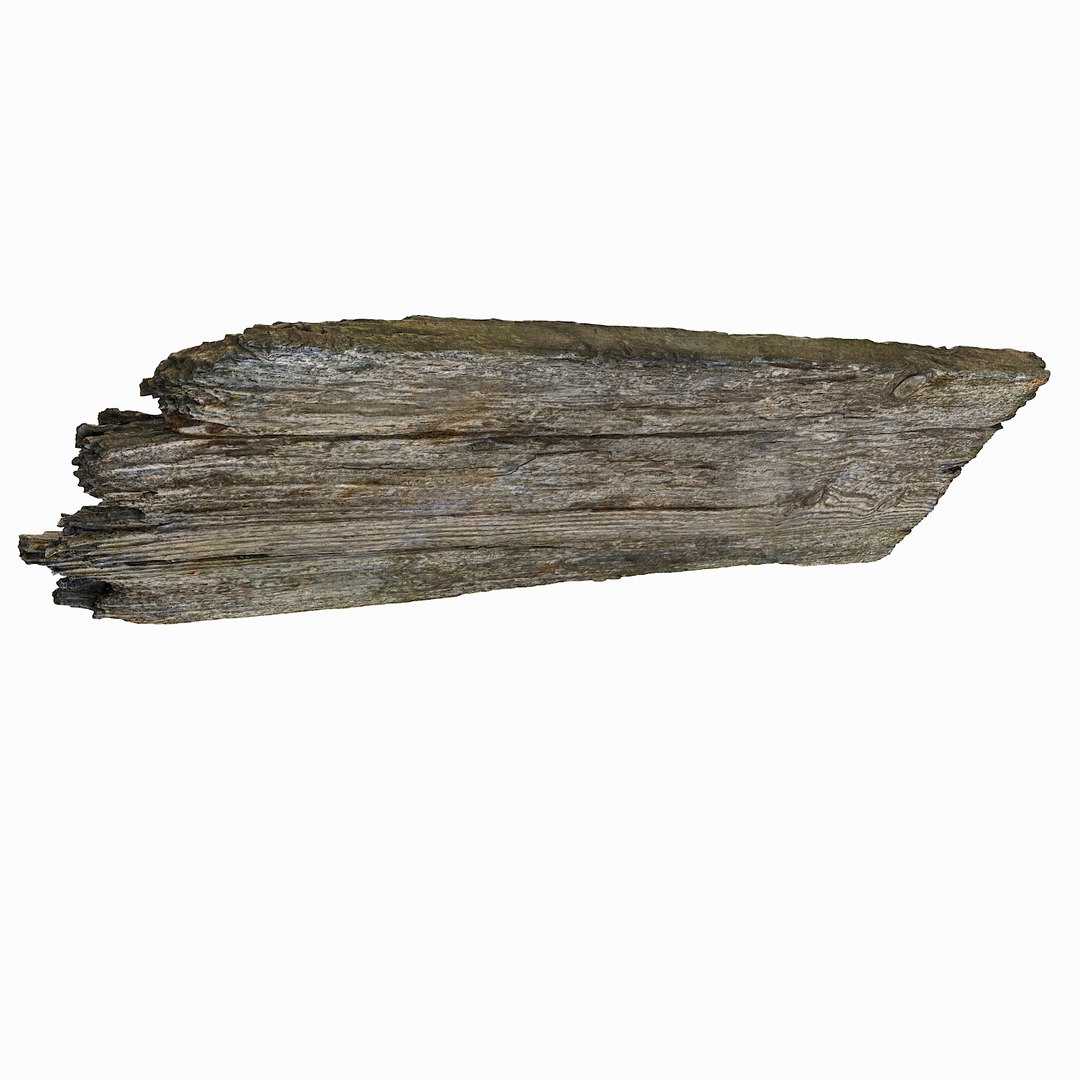 Damage Plank Wood Broke 3d Model